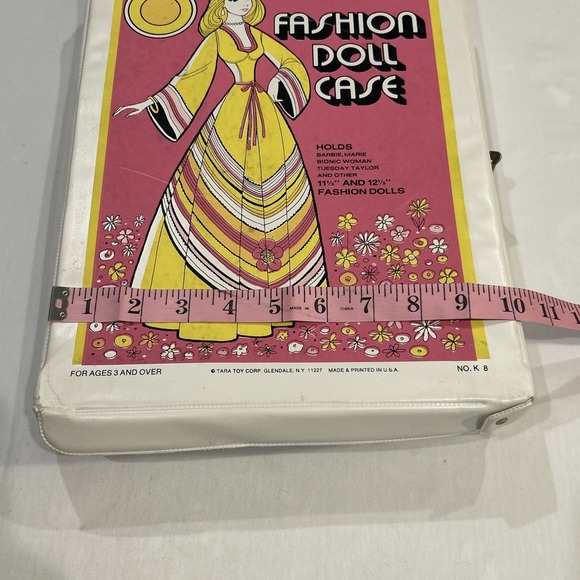 Vtg 70's Tara Toy Vinyl Case for Barbie Marie Bionic Woman‎ & Fashion Dolls - Picture 3 of 7